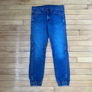 Levis 513 Slim Straight Denim Joggers Medium Wash Blue W30 L32 19585-0005